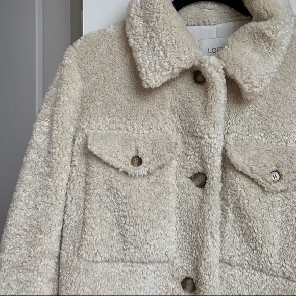 Loft Teddybear Shacket - Picture 2 of 5